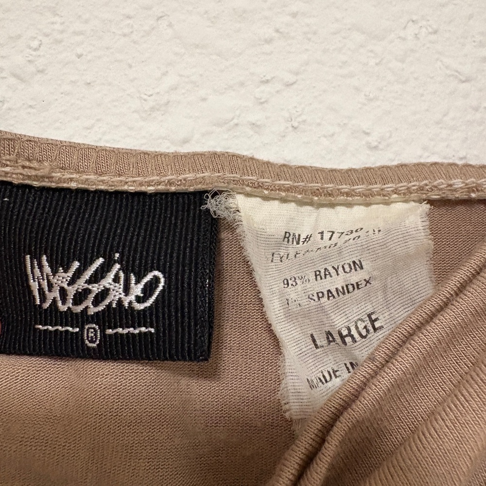 Tan Wiggle Top